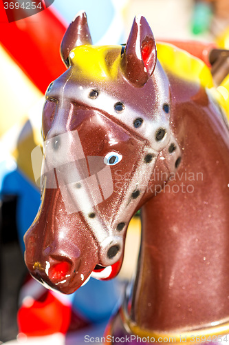 Image of horse of a carousel