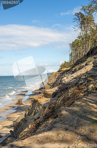 Image of Baltic Sea in Poland, beach of Orzechowo, Poland