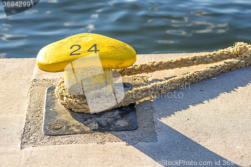 Image of Bollard at a pier