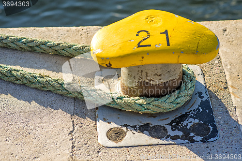 Image of Bollard at a pier