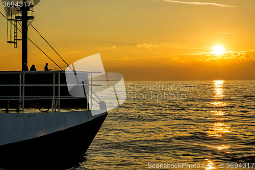 Image of Sunset over the Baltic Sea