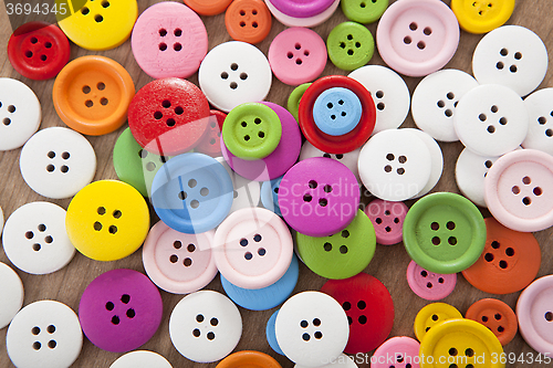 Image of colorful buttons