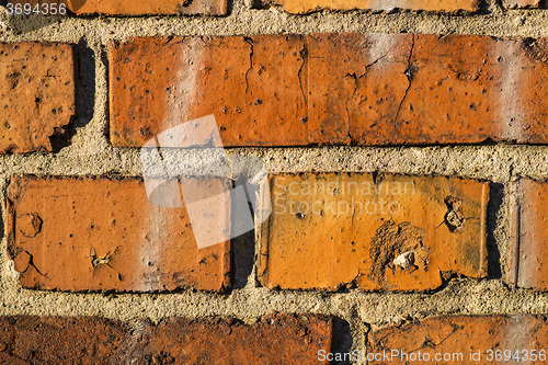 Image of old brick wall of an house