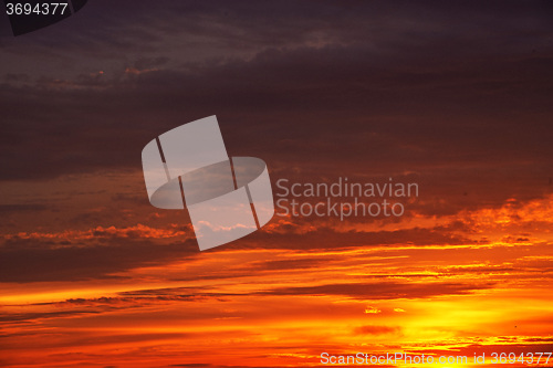 Image of Sky during sunrise