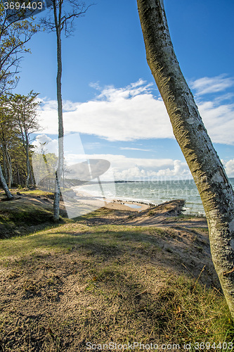 Image of Baltic Sea in Poland, beach of Orzechowo, Poland