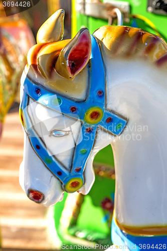 Image of horse of a carousel