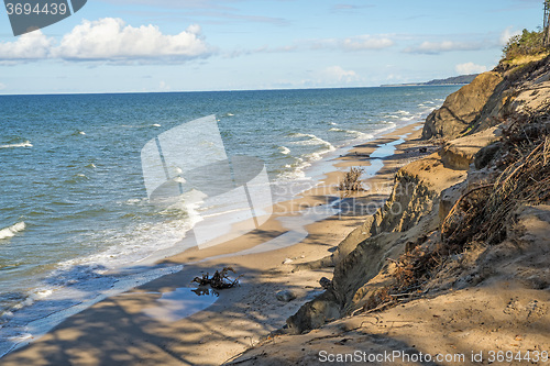 Image of Baltic Sea in Poland, beach of Orzechowo, Poland