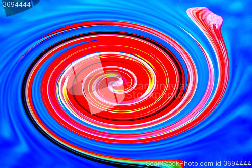 Image of colorful spiral
