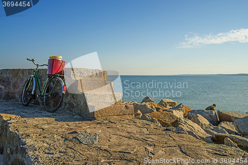 Image of Bicycle at the Baltic Sea