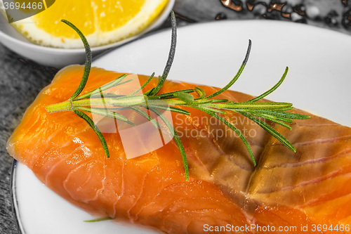 Image of Raw salmon fillet