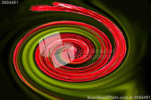 Image of colorful spiral