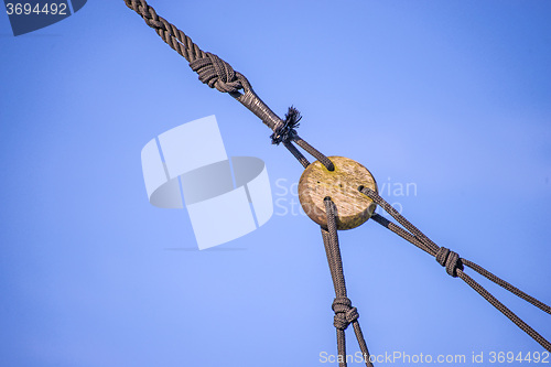 Image of Rigging of a sailboat