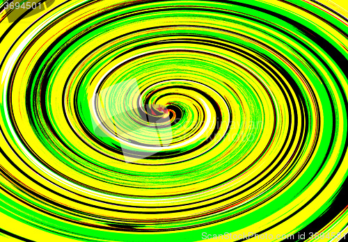 Image of colorful spiral