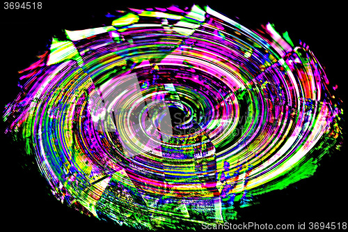 Image of colorful spiral