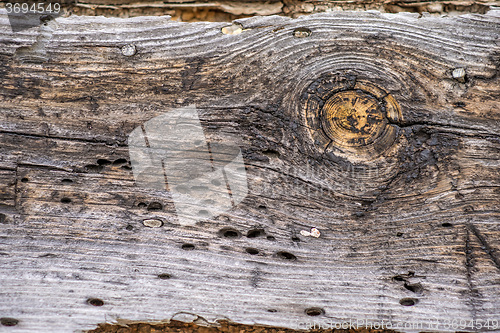 Image of plank of an old frame house