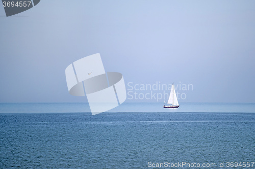 Image of Sailing boat in the Baltic Sea