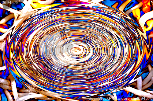 Image of colorful spiral