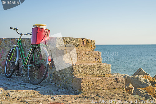 Image of Bicycle at the Baltic Sea