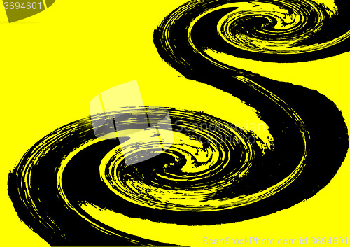 Image of colorful spiral