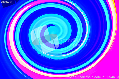 Image of colorful spiral