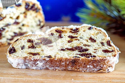 Image of German christmas stollen