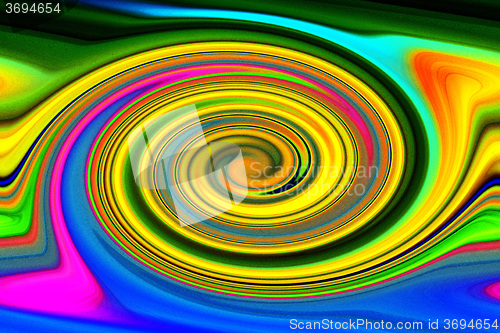 Image of colorful spiral