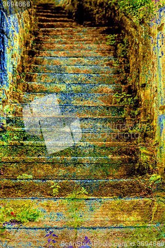 Image of mystic old stairs