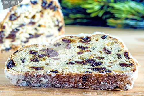 Image of German christmas stollen