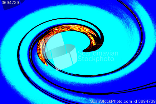 Image of colorful spiral