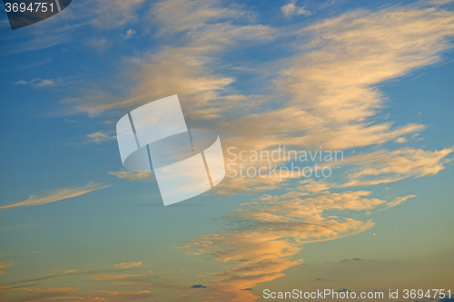 Image of Sky during sunrise