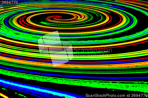 Image of colorful spiral