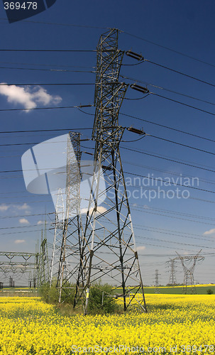 Image of Electric pylons