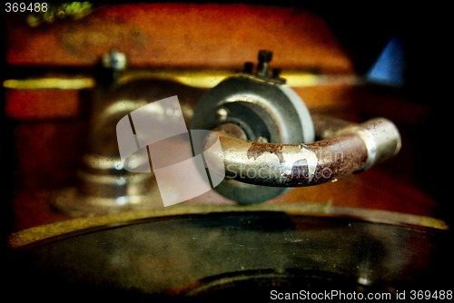 Image of grunge gramophone