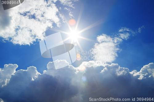 Image of Sky with clouds