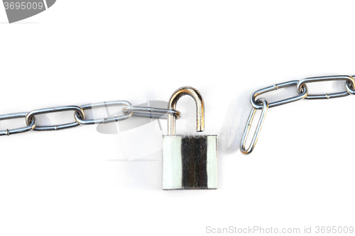 Image of Lock and chain