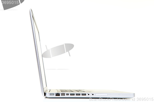Image of White notebook computer