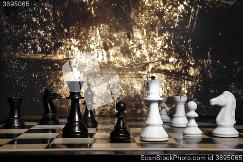 Image of A chess game