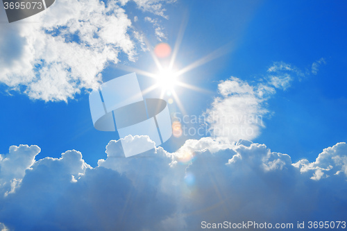 Image of The sky and sun