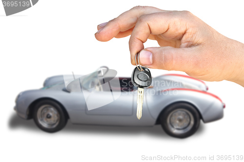 Image of The car and key
