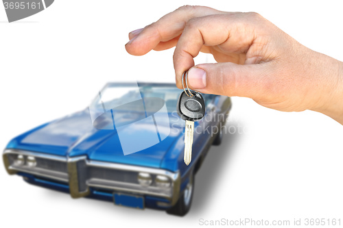 Image of The car and key