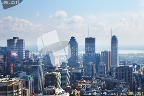 Image of City and skyscrapers