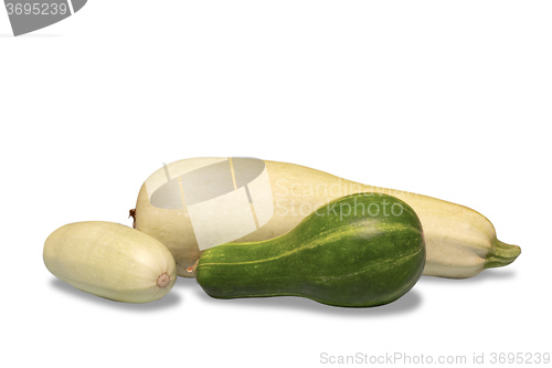 Image of Zucchini Isolated on white background