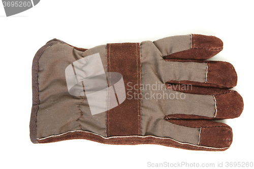 Image of Brown leather gloves