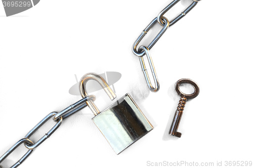 Image of Lock and chain