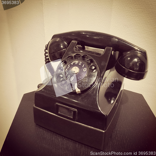 Image of Retro style phone