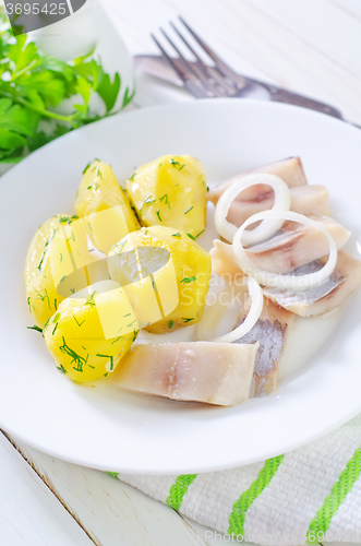 Image of potato and herring