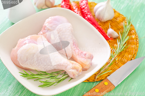 Image of raw chicken legs