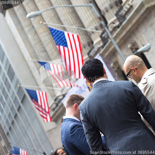 Image of Wall street business, New York, USA.