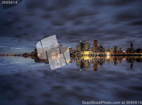 Image of Night Shot Toronto City