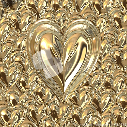 Image of golden heart
